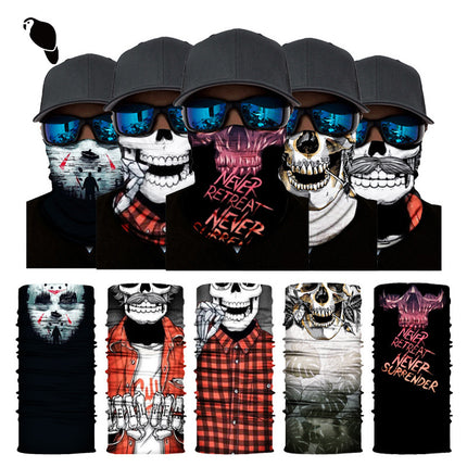 Xun Hui picture series magic scarf printed men's and women's sports multifunctional sunscreen windproof riding mask spot