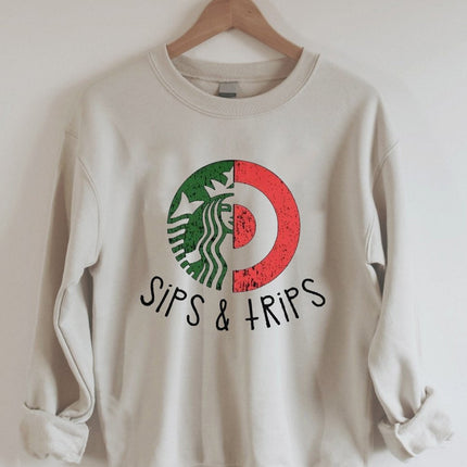 2023 European and American New Product wish Easter Cute Rabbit Couple Print Large Size Loose Casual Round Neck Sweatshirt