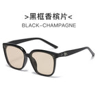 Black frame champagne slices