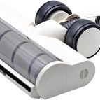 Soft velvet white floor brush (with led light)