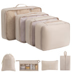 Eight-piece set/triangular bag [beige] / 290t twill tarpaulin