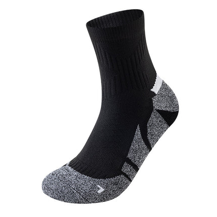 Chinese Racing Sports Socks Thickeneded Wrapped Basketball Socks Towel Bottom Marathon Professional Quick-Drying Running Socks for Men and Women