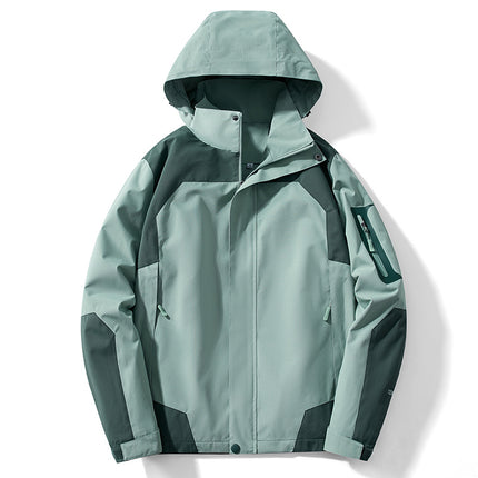 Cross-Mirror Outdoor Single-Layer Jacket for Women, Spring & Fall Thin Windproof and Waterproof Mountaineering Jacket, Jacket for Men