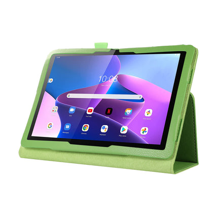 Suitable for Lenovo M10 three generation TB328 tablet computer litchi pattern full edge protective cover