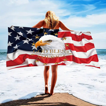 Cross-border Beach Towel Quick-drying Absorbent Beach Towel Microfiber Digital Printing Bath Towel Adult Amazon Plus