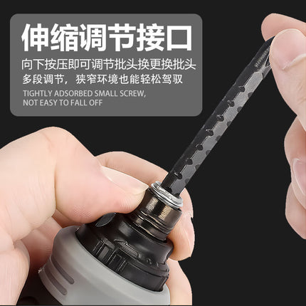 13-in-1 Ratchet Screwdriver Set Tool with Magnetic Screwdriver Bits, Portable Home Repair Kit