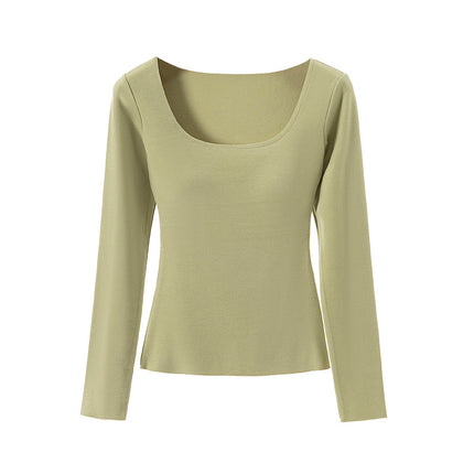 0811 Base Layer Shirt with Chest Pad, Comic Cup Autumn Clothing, Warm Inner Wear, Long-Sleeved Top, Inner Wear, Muscle Base Layer, Winter Fleece-Lined
