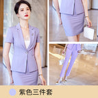 Purple three-piece set / S