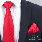 8cm d18 zipper tie + pocket square
