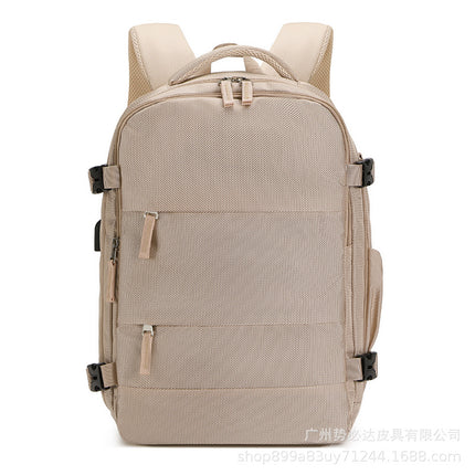 Source Factory Cross-Border Hot-Selling Travel Backpack for Women, Multifunctional Luggage Backpack for Short-Distance Business Trips with Dry and Wet Separation
