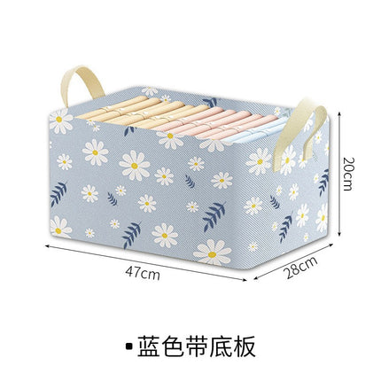 New Dustproof Storage Box Wardrobe Drawer Non-woven Fabric Large Capacity Storage Box Fabric Hand Foldable Storage Box