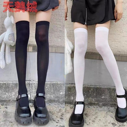 JK Calf Socks Summer Pressure Thin Leg Thin Over-the-Knee Socks Japanese Cute Stockings Uniform Half-High Stockings