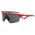 Red frame gray film