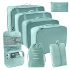 Lake blue [eight-piece set including hook bag]