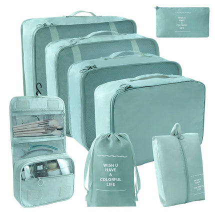 Travel Storage suit Seven-Piece Set of Partition Storage and Arrangement for Home Travel Portable Expansion and Decreposition Travel