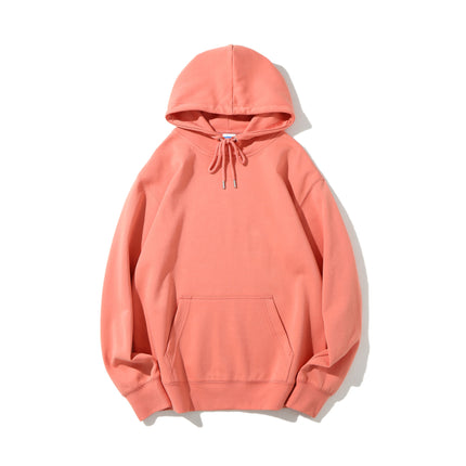 Japanese-Style Simple Sweatshirt 300g Heavyweight Healthy Fabric Hoodie Matcha Green Avocado Green Brightening Loose Top