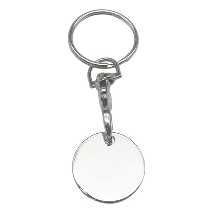 Cross-border European and American supermarkets push shopping cart logo coins metal tokens lobster chain key chain advertising gifts