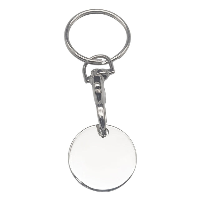 Cross-border European and American supermarkets push shopping cart logo coins metal tokens lobster chain key chain advertising gifts