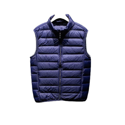 fleece-lined Cotton Horse Clip Men's Fashionable Lightweight Plus Size Plus Size Men's Vest Winter Vest Shoulder Waiver Outer Wear Vest