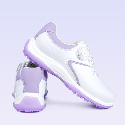golf shoes women's golf shoes knob elastic shoelace versatile casual shoes non-slip fixed nail waterproof shoes