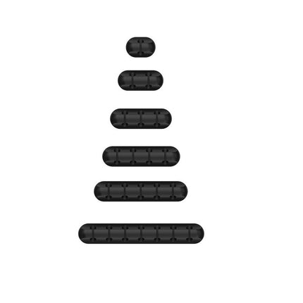 New desktop charging data cable holder multi-port creative storage wire silicone cable organizer hub
