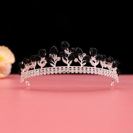 Three-piece set of bridal headdress Korean style Mori style hair band red hair accessories Xianmei hairband toast wedding dress accessories