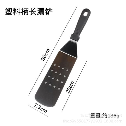 Triangle Stainless Steel Teppanyaki Grilling Shovel Multi-use Steak Hand-held Pancake Shovel Restaurant Teppanyaki Cuisine Gadget