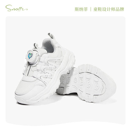 [Special Offer] Snafy Girls' Sneakers Spring 2025 New Outdoor Casual Shoes Campus Student White Shoes