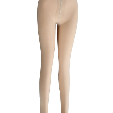 Light leg artifact autumn and winter leg pressure double-layer fleece-lined leggings bare feeling hair removable replacement stockings