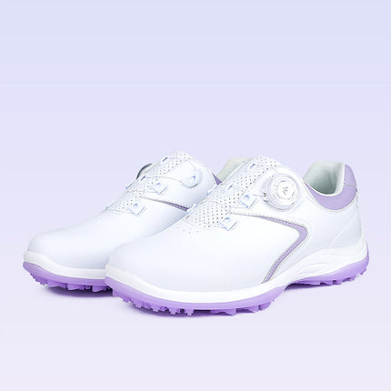 golf shoes women's golf shoes knob elastic shoelace versatile casual shoes non-slip fixed nail waterproof shoes