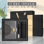 O1-light plain gray-metal pen+water cup+u disk [luxury u disk