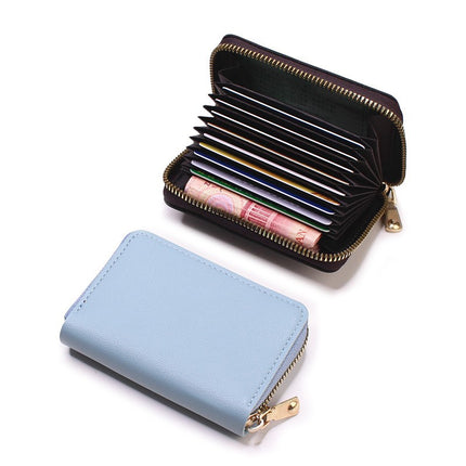 2021 New Card Holder Women's Large Capacity Multi-Card Slot Card Holder Compact Men's Wallet Card Holder Card Holder Coin Purse