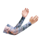 Flower sleeve ice fire phase line / Free size