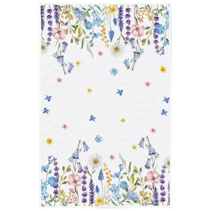 Factory direct lemon microfiber kitchen towel absorbent to oil dishwashing towel household desktop cloth wholesale