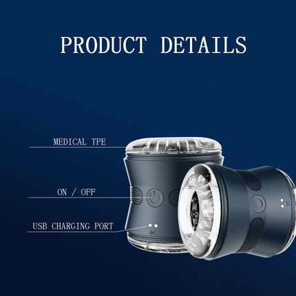 Automatic Male Masturbator Cup Vagina Masturbation Blowjob Man Mastuburator Sex Toys for Men Adult Goods Electric Mastubator