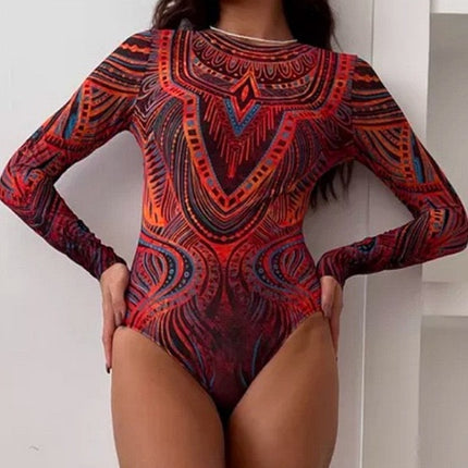 Foreign trade swimsuit упальник one-piece swimsuit women ozon beach holiday Russian bikini women