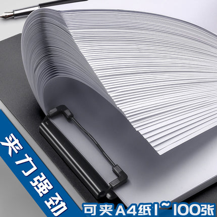 Folder with Horizontal and Vertical Clips, A3 Test Paper Clip Board, Document Folder, A4 Writing Board, Meeting Office Contract File Storage