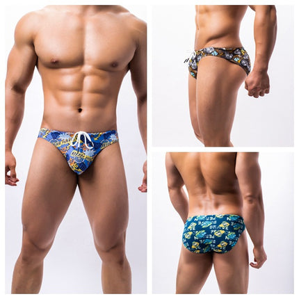 Wholesale Foreign Trade BRAVE PERSON Fearless Captain Men's Bikini Trunks