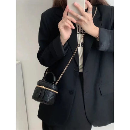 High-End Mini Quilted Chain Chanel-Style Bag for Women, 2026 New Fashion Texture Niche Shoulder Crossbody Bag