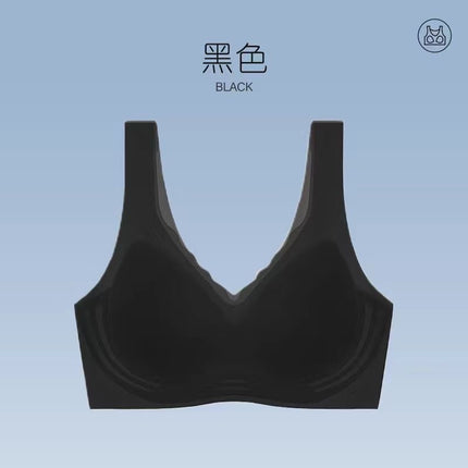 Women's Summer Ultra-thin Small Chest Gathering Vest Non-rimless Sports Yoga Bra