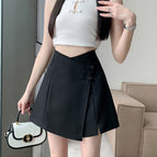 Black suit fabric (culottes) / XS