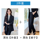 Black suit + b268 black pants / S