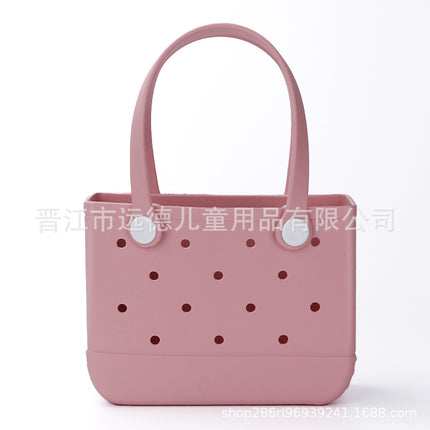 [9.9 Yuan] [Random] [Slightly Defective] Eva Beach Bag Hole Bag Satchel Handbag Waterproof Travel Sand