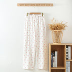White cotton trousers / M
