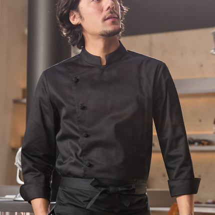 Chuyibang New Chef Uniform Men's Long-Sleeved Autumn Restaurant Kitchen Hotel Baking High-End Suit Workwear