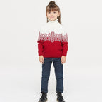 Red christmas children's clothing / 6T