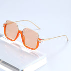 Orange framed champagne slices