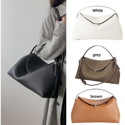In-Stock to Pillow Bag New Handbag Simple Crossbody Bag Fashion Shoulder Bag Genuine Leather Women's Bag Portable Tote Bag