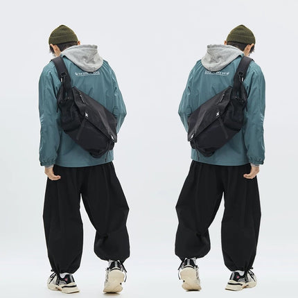 Wholesale Fashion Shoulder Bags for Men, Trendy Single-Shoulder Bags, Japanese-Style Crossbody Bags, Trendy Brand Laptop Bags, Large-Capacity Backpacks, Functional Bags for Women