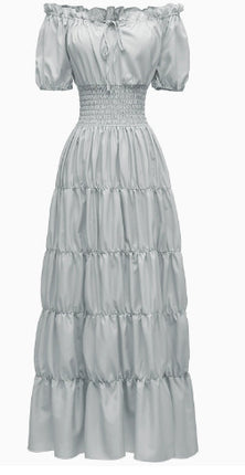 Spring 2025 Medieval Literary Retro dress Stage Dress Cocktail Party Evening Dress